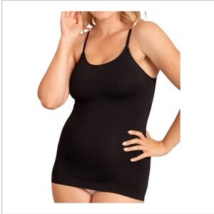 Shapermint Essentials All Day Every Day Shaping Scoop Neck Cami Black Size L